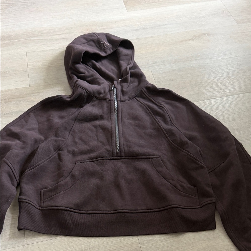 Lululemon Athletica Dark Brown Scuba Hoodie
